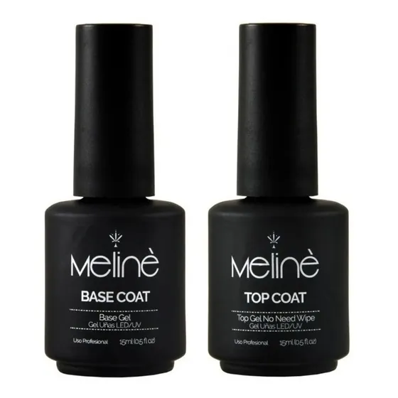 Base Y Top Coat Meline Esmalte Semipermanente