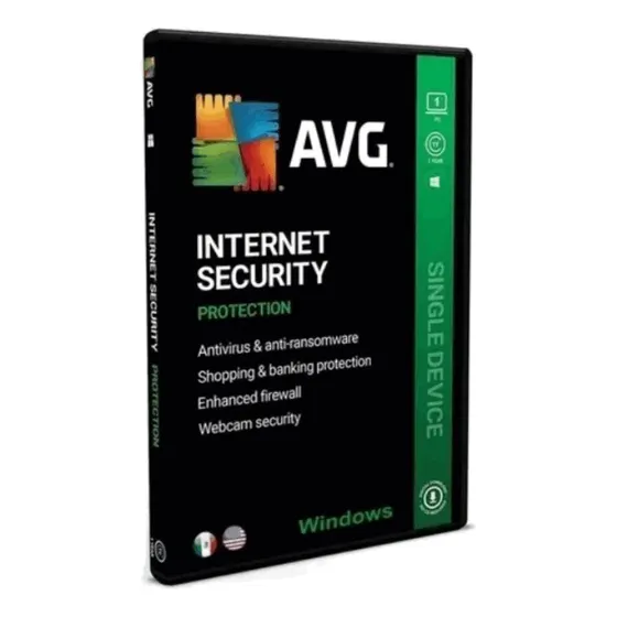 Antivirus Avg Internet Security 3 Dispositivos 1 Año **