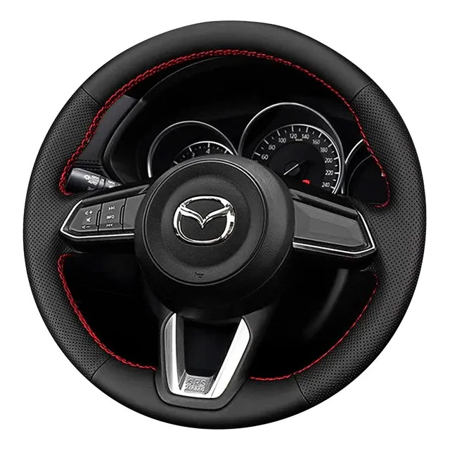 Forro Cubre Volante Mazda 3 6 2 Cx3 Cx5 Cx9 2016-2022 Cuero