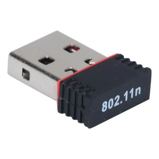 Tarjeta Receptor De Red Wifi Nano Usb 2.0 2.4ghz 150 Mbps Ax