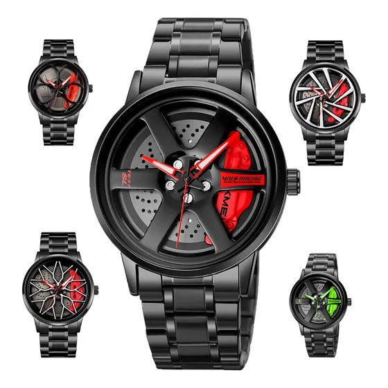 Reloj Skmei,auto De Deportivo Reloj Giratorio Rin Acero Inox