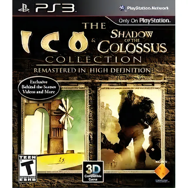 Medios físicos de Ico & Shadow Of The Colossus para PS3