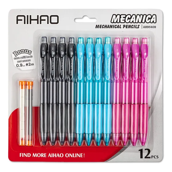 Aihao Lapiz Mecanico Punta Gruesa Plomo Hb 0.035 In Recambio