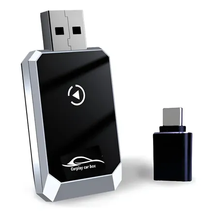 Adaptador Carplay Android Auto Sem Fio Wireless 2 Em 1 Carro