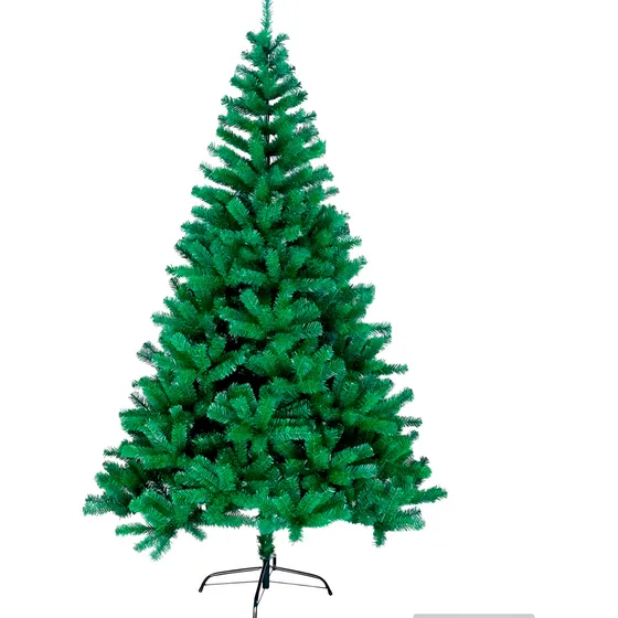 Arvore De Natal 2,10 M 800 Galhos Pinheiro Verde Cheia Luxo