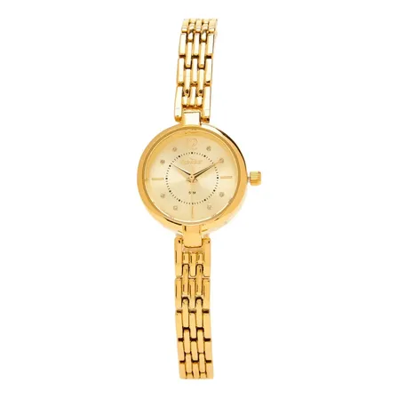 Relógio Condor Feminino Mini Joia Dourado - Co2035nsg/5x Fundo Champanhe