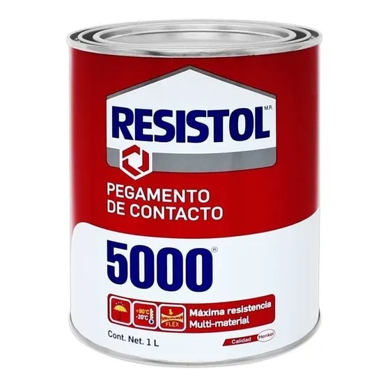 Pegamento De Contacto 1513922 5000 Lata 1 Litro Resistol