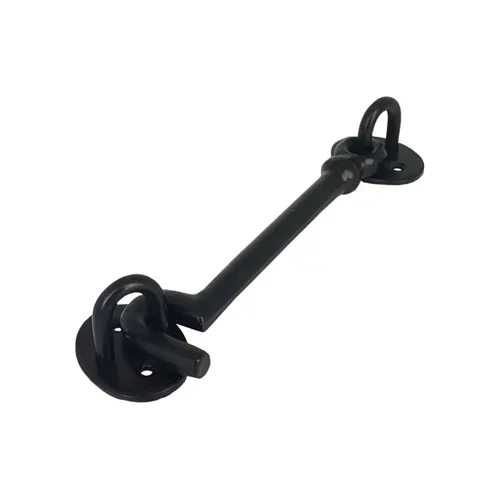 Cierre Gancho Negro Para Corrediza Granero Rustico 8.5cm