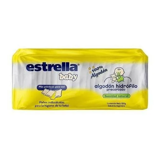 Algodón Estrella Baby Pre Cortado X 100gr