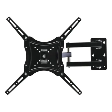 Soporte Tv De Pared Brazo Base Para Tv 14 A 55 Pulgadas 50kg Color Negro