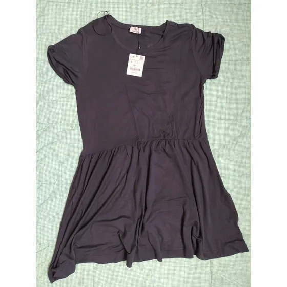 Vestido Corto Damas Color Gris Talla S