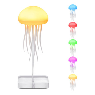 Lámpara De Medusa Con Patas Bailarinas Luz Led Multicolor Lámpara De Medusa Con Patas Bailarinas Luz Led Multicolor