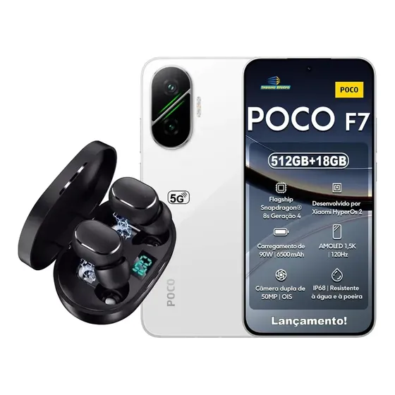 Poco F7 5g 512gb 12gb Ram Nfc Global Tela Amoled