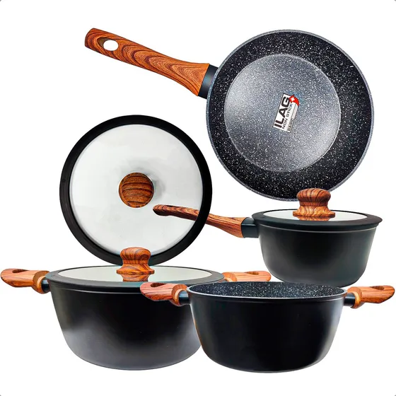 Juegos De Olla Bateria De Ollas Juego De Bateria Keep 7 Pcs