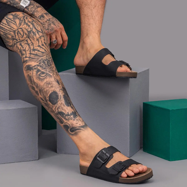 Sandalia Masculina Birken Chinelo Em Couro Legitimo Nathos Sandalia Masculina Birken Chinelo Em Couro Legitimo Nathos