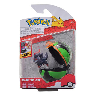 Boneco Pokémon Clip 'n' Go Zorua E Pokébola - Sunny 2606 Boneco Pokémon Clip 'n' Go Zorua E Pokébola - Sunny 2606