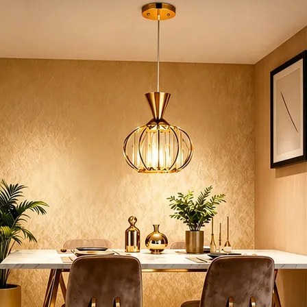 Luminária Moderna, Com Lâmpada De 7 W Incluída 110v-/220v Dourado