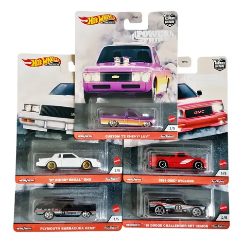 ミニカー Hot Wheels Car Culture Street Tuners Hot Wheels Conjunto Car Culture Street Tuners - Completo
