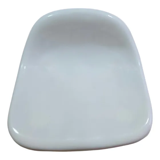 Assento Ergonômico Em Polipropileno P Estádio Futebol Branco