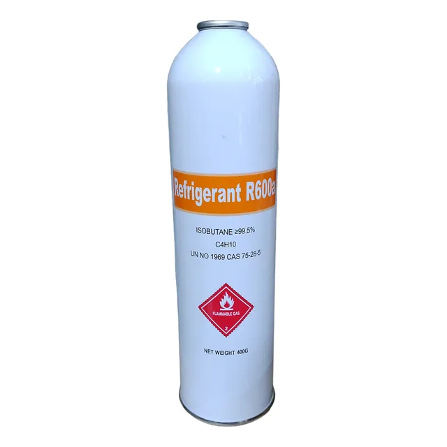 Refrigerante R-600a Botella 400 Gramos
