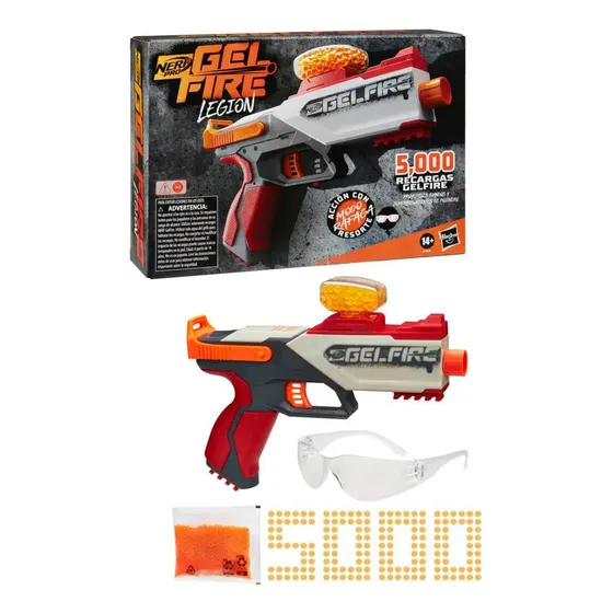 Nerf Pro Pistola Gel Fire Legion 5000 Proyectiles Original