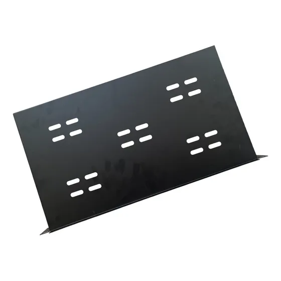 Bandeja Fixação Frontal 1u X 250mm Para Rack 19 Rede Mvolts Cor Preto