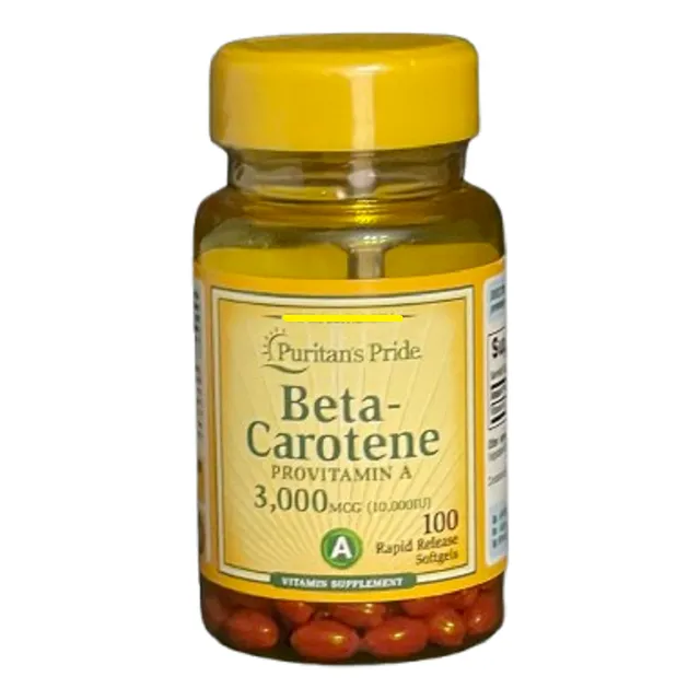 Beta-carotene 3000mcg 10000iu 100softgels Puritan's Pride