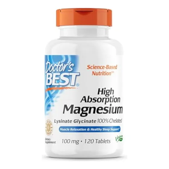 Doctor's Best Glicinato De Magnesio De Alta Absorción
