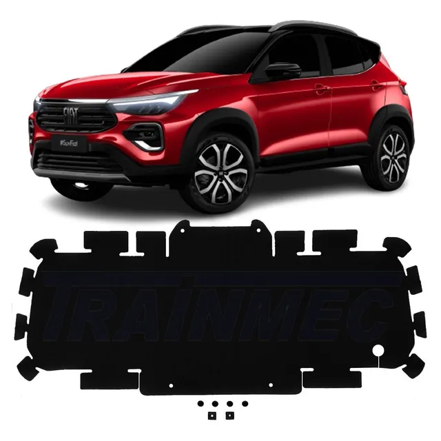 Manta Capô Fiat Pulse 2022 2023 Autoadesivo Presilha Fixação