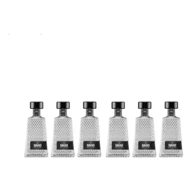 Caja De 6 Tequila 1800 Añejo Cuervo Cristalino 700 Ml