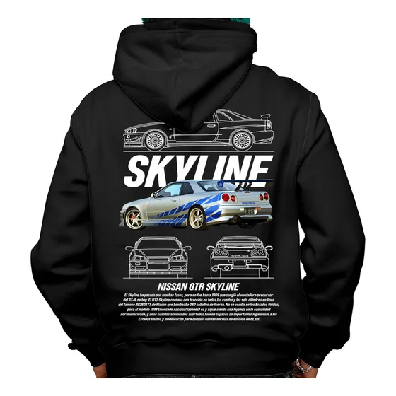 Sudadera Polar De Autos Carrera De Skyline Nisan