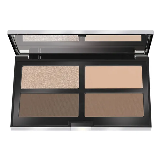 Paleta Pupa Contouring & Strobing Ready 4 Selfie Dark 003 Tono Del Maquillaje Marrón