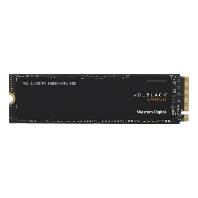 Disco Solido Ssd Wd 500gb Nvme Pcie M2 7000mb/s Black Sn850 Color Negro