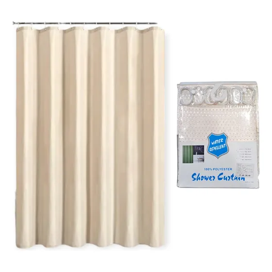 Cortina Baño Tipo Tela Lavable 180x180 Gruesa Cortina Ducha