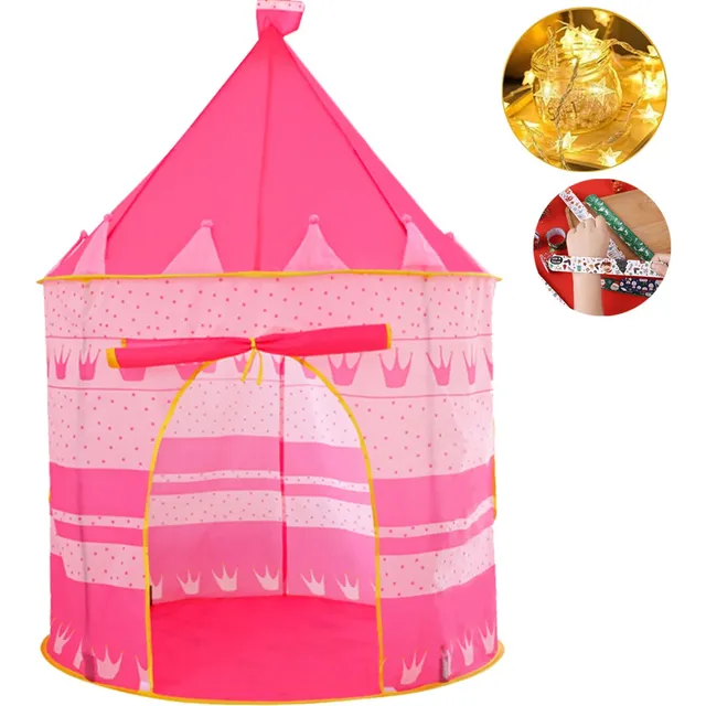 Tienda Niños Carpa Castillo Casita Portátil Juguete,con Luce