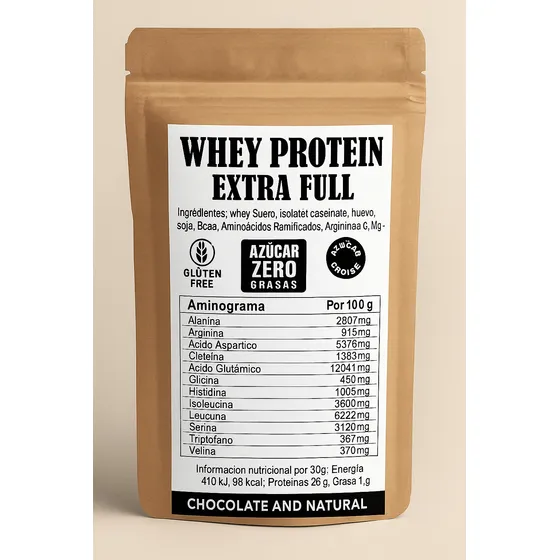 Whey Proten Extra Full 90 % Promoción 3 Kilos