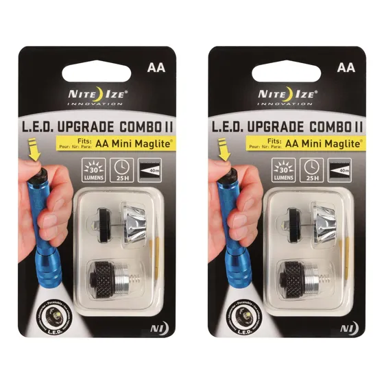 Lanterna Upgrade Nite Ize Led Para Aa Mini Maglite, Pacote C
