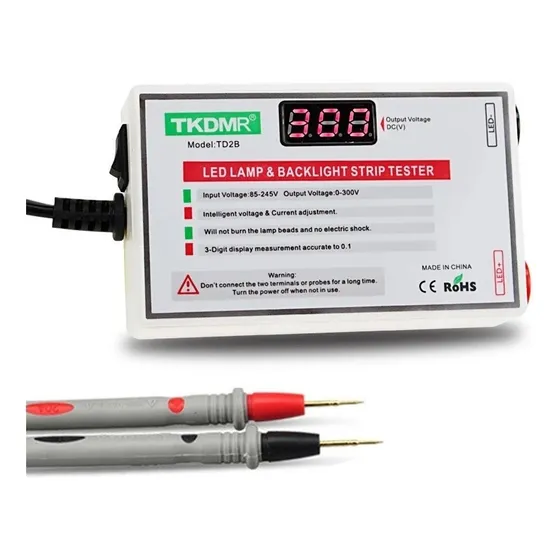 Tester Probador Led Y Tiras Backlight 0 A 300v Sin Desarmar