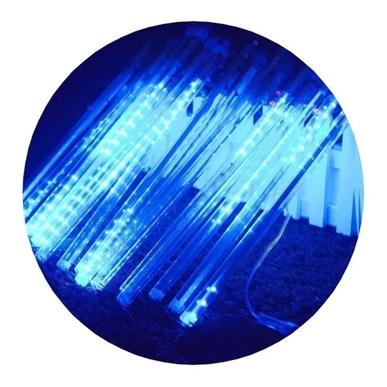 Guirnalda Luces Led Lluvia Meteoros Tubos 50cm 3 Metros 220v