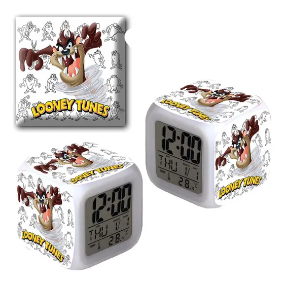 Reloj Despertador Cubo Demonio De Tazmania - Printek