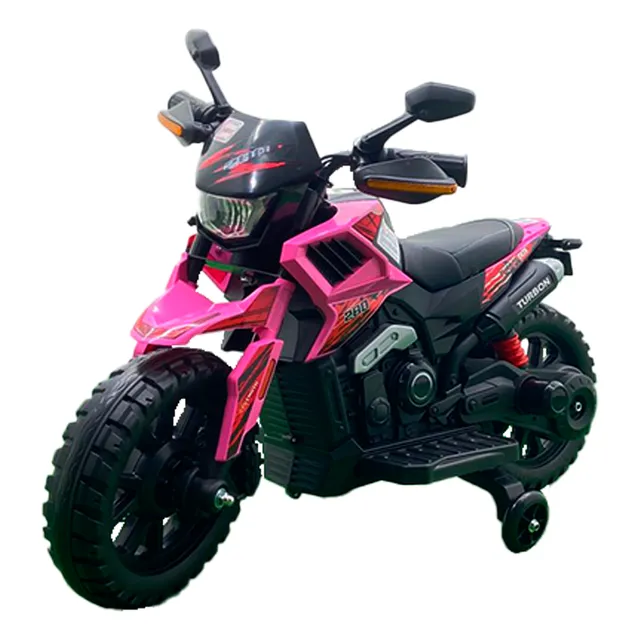 Moto Electrica Montable Niños Llanta Apoyo Acelerad Manubrio