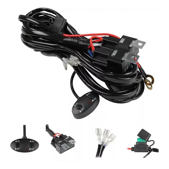 New 480w Mazo De Cables Tiras Led 14awg 12v40a Interruptor