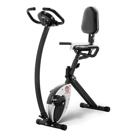 Bicicleta estática plegable Marcy NS-653 color negro