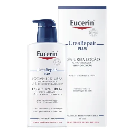 EUCERIN Loción Hidratante Corporal Urea Repair Plus 400ml, Hidratación Intensiva, Urea, Piel Seca y Muy Seca