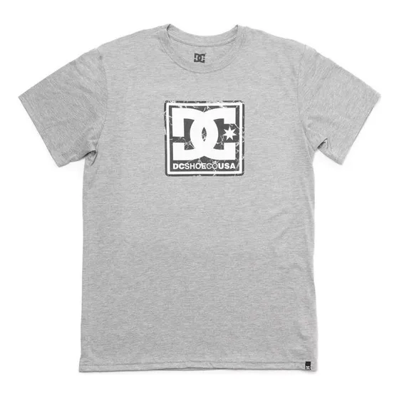 Polera Hombre Dc Pattern Box Ss Gris