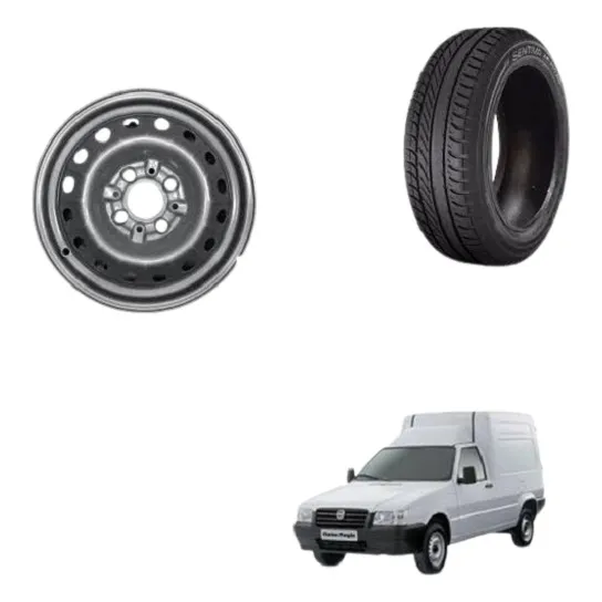 Auxilio Llanta Fiorino 13 + Neumatico 165/70 R13 Fate Envios