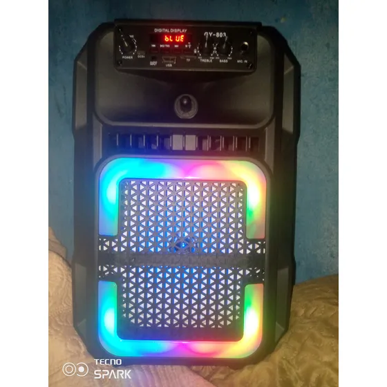 Corneta Portatil 8  Pulgadas Amplificada Bluetoot Radio Sd