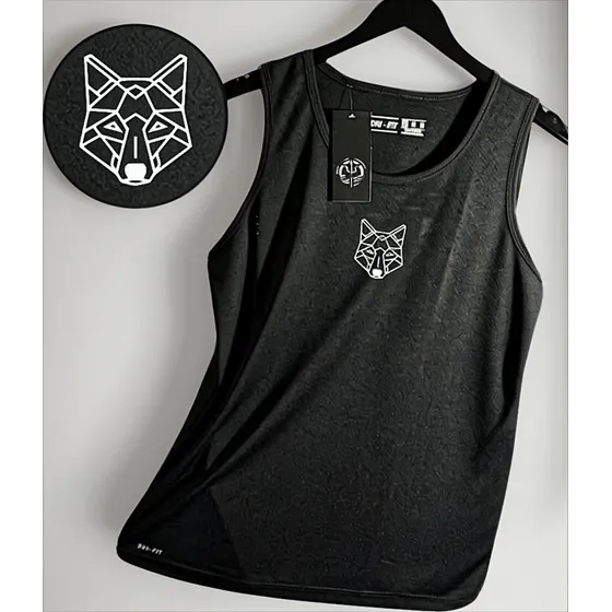 Regata Masculina Dry Fit Estampada Leve Respirável