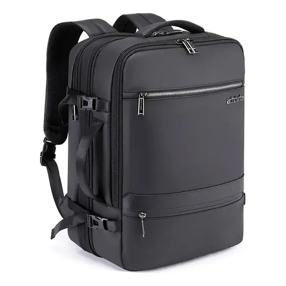 Mochila Arctic Hunter B00350 Expandible Viaje Laptop Negro | MercadoLibre