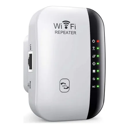 Extensor Repetidor Wifi 300 Mbps Inalambrico Amplificador Ax Color Blanco
